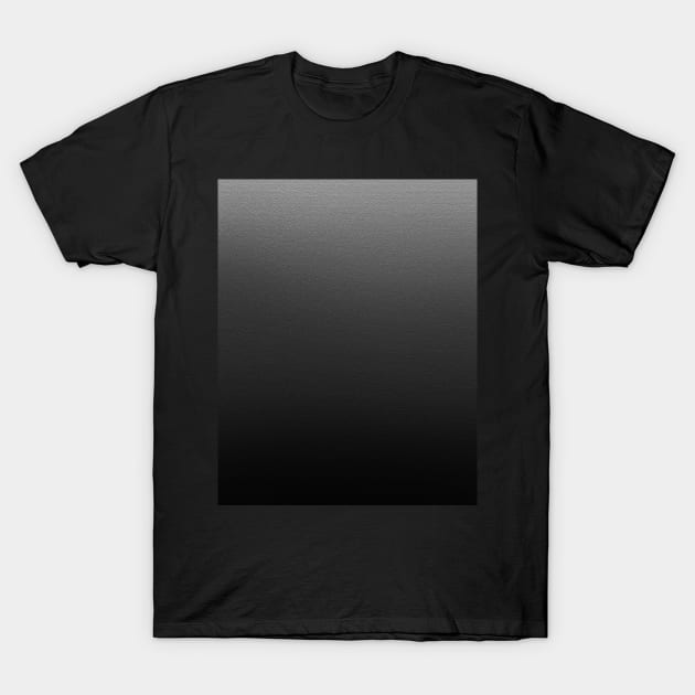 Grey black gradient background design T-Shirt by Spinkly